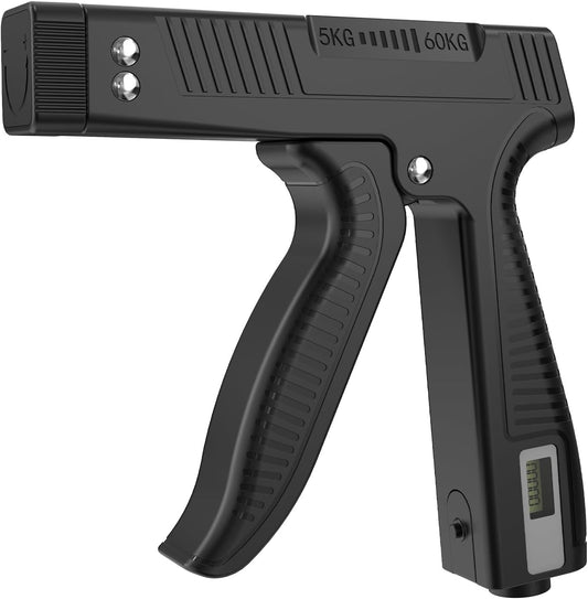 Adjustable Grip Strength Trainer with Digital Counter and Finger Exerciser for Strength Training, Rehabilitation, and Muscle Development