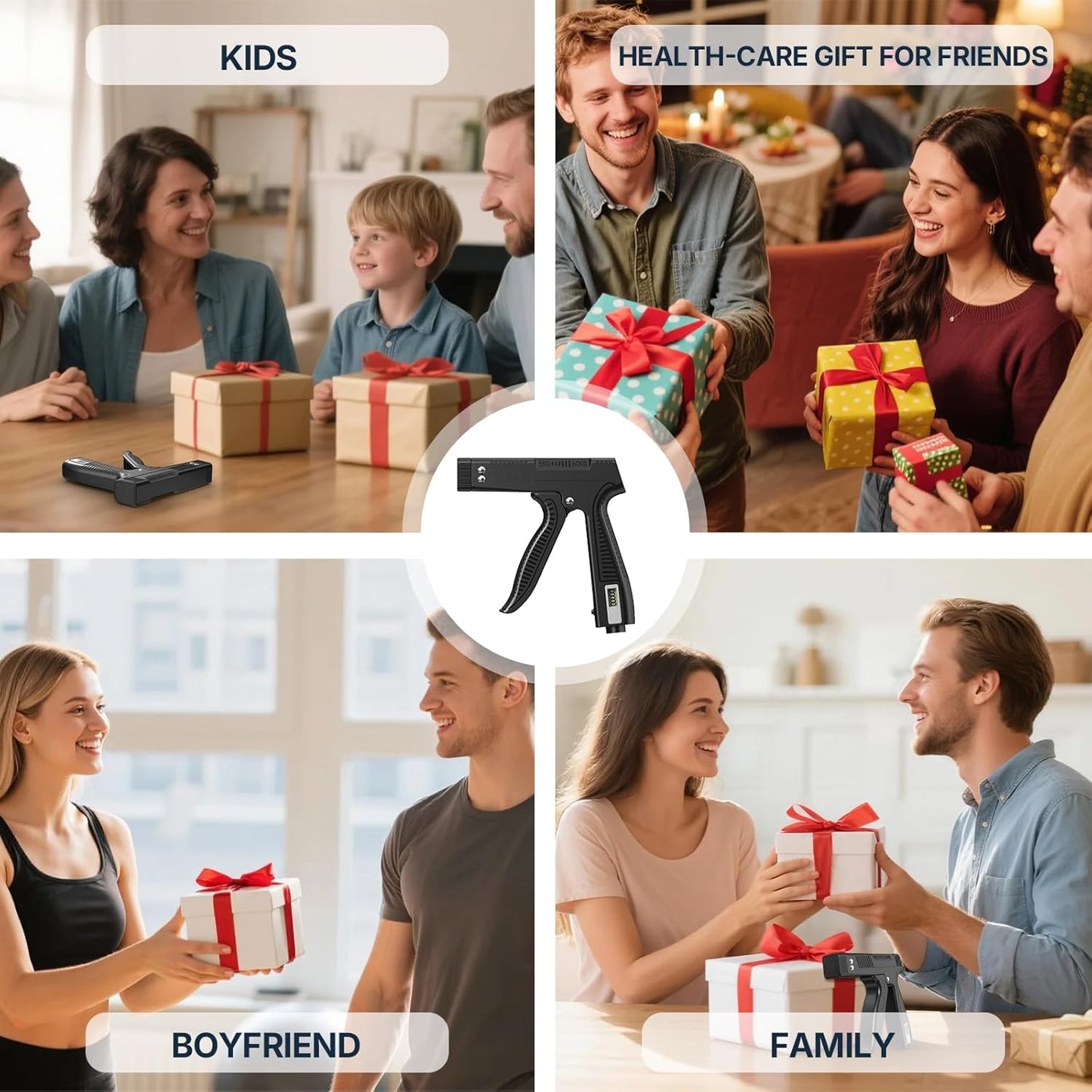 Adjustable Grip Strength Trainer with Digital Counter and Finger Exerciser for Strength Training, Rehabilitation, and Muscle Development