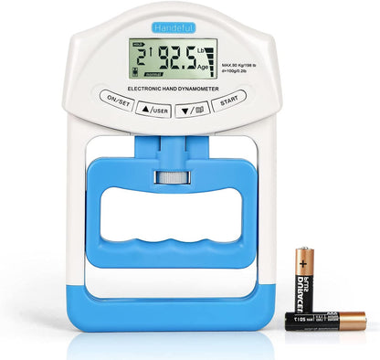 Grip Strength Tester - Handheld Dynamometer for Measuring Grip Strength, Ideal for Sports, Education, and Home Use