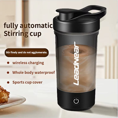 2025 New Self-Stirring Shaker Cup USB Charging Shaker Cup for Protein Shake Meal Replacement Shake Portable Sport Mixing Cup