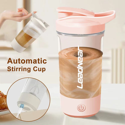 2025 New Self-Stirring Shaker Cup USB Charging Shaker Cup for Protein Shake Meal Replacement Shake Portable Sport Mixing Cup